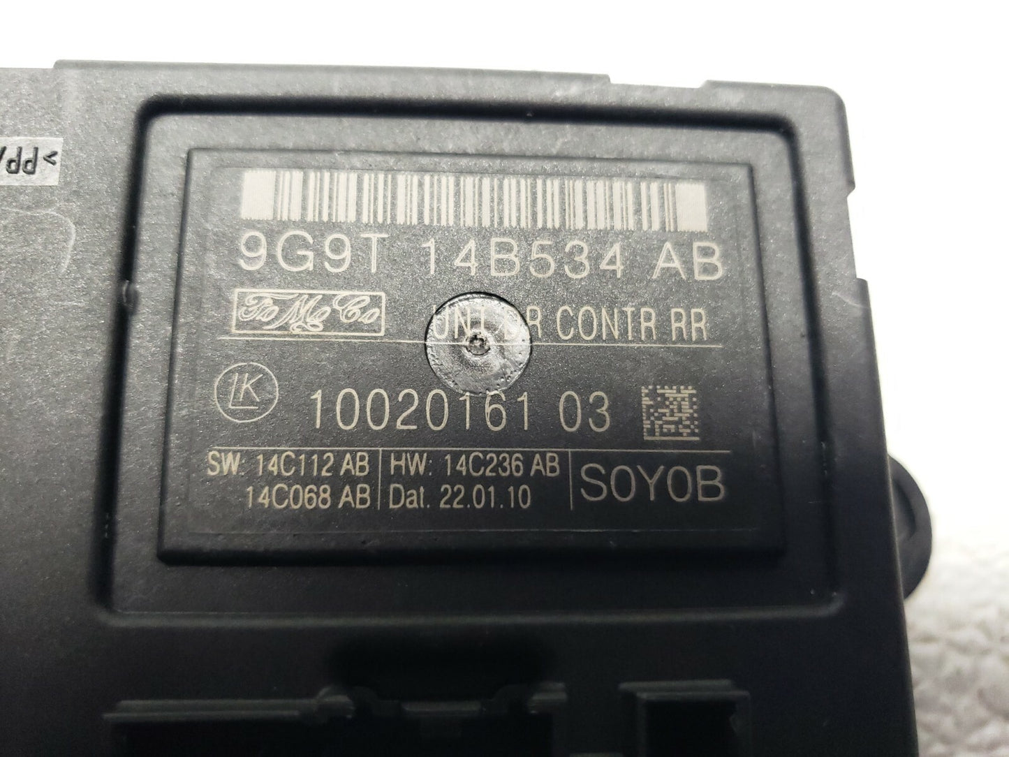 2010 Volvo XC60 Rear Driver Door Control Module OEM