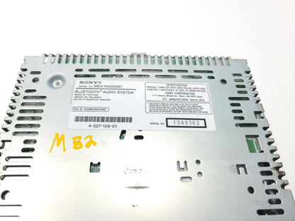 Sony Mex-n4000bt Bluetooth 220w Cd Player AM FM Usb Aux & Remote