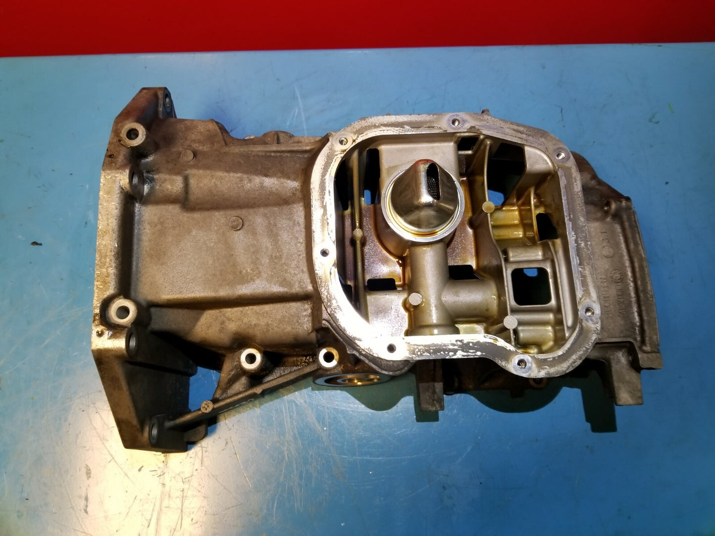 2013 Nissan Versa 1.6l Engine Upper Oil Pan OEM