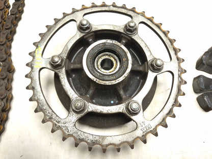 2023 Kawasaki Ninja 400 Ex400 Rear Wheel Hub & Sprocket W/ Drive Chain OEM