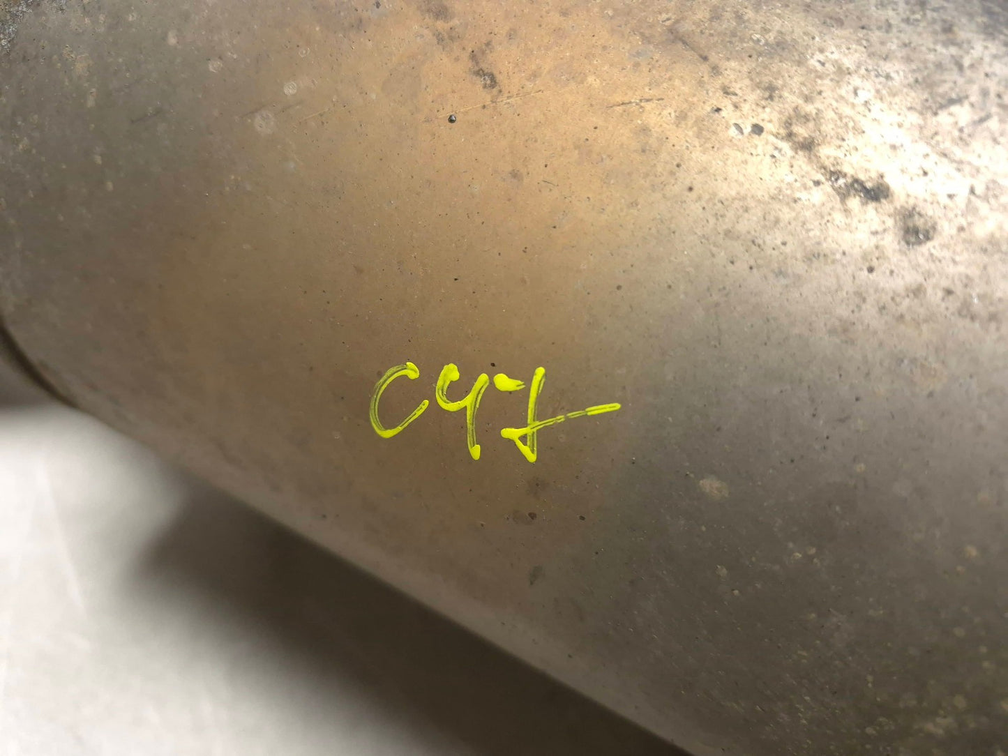 2013 Fiat 500 Turbo Rear Exhaust Muffler & Tailpipe OEM