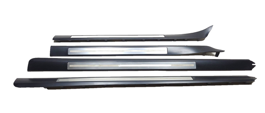 2004 - 2010 Audi A8l Door Sill Scuff Plate Trim 4pcs OEM