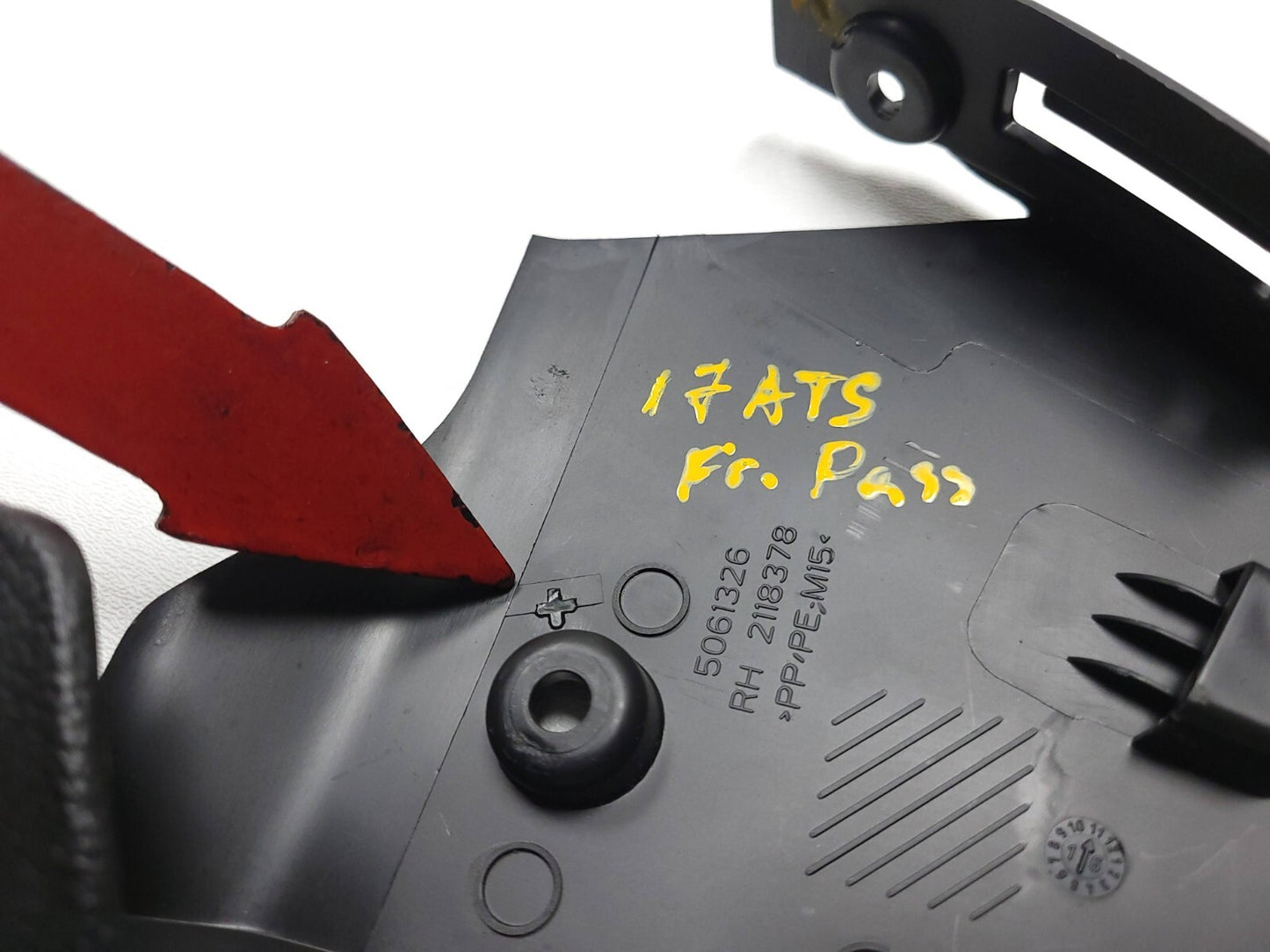 2013 - 2018 Cadillac Ats Front Right Passenger Seat Side Cover Trim 7pcs OEM