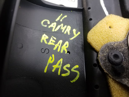 2007-2011 Toyota Camry Door Panel Trim Rear Passenger Side Right OEM