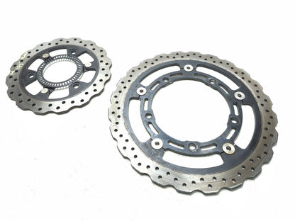 2019 Kawasaki Z400 Er400 Brake Disc Rotor Front & Rear Pair OEM