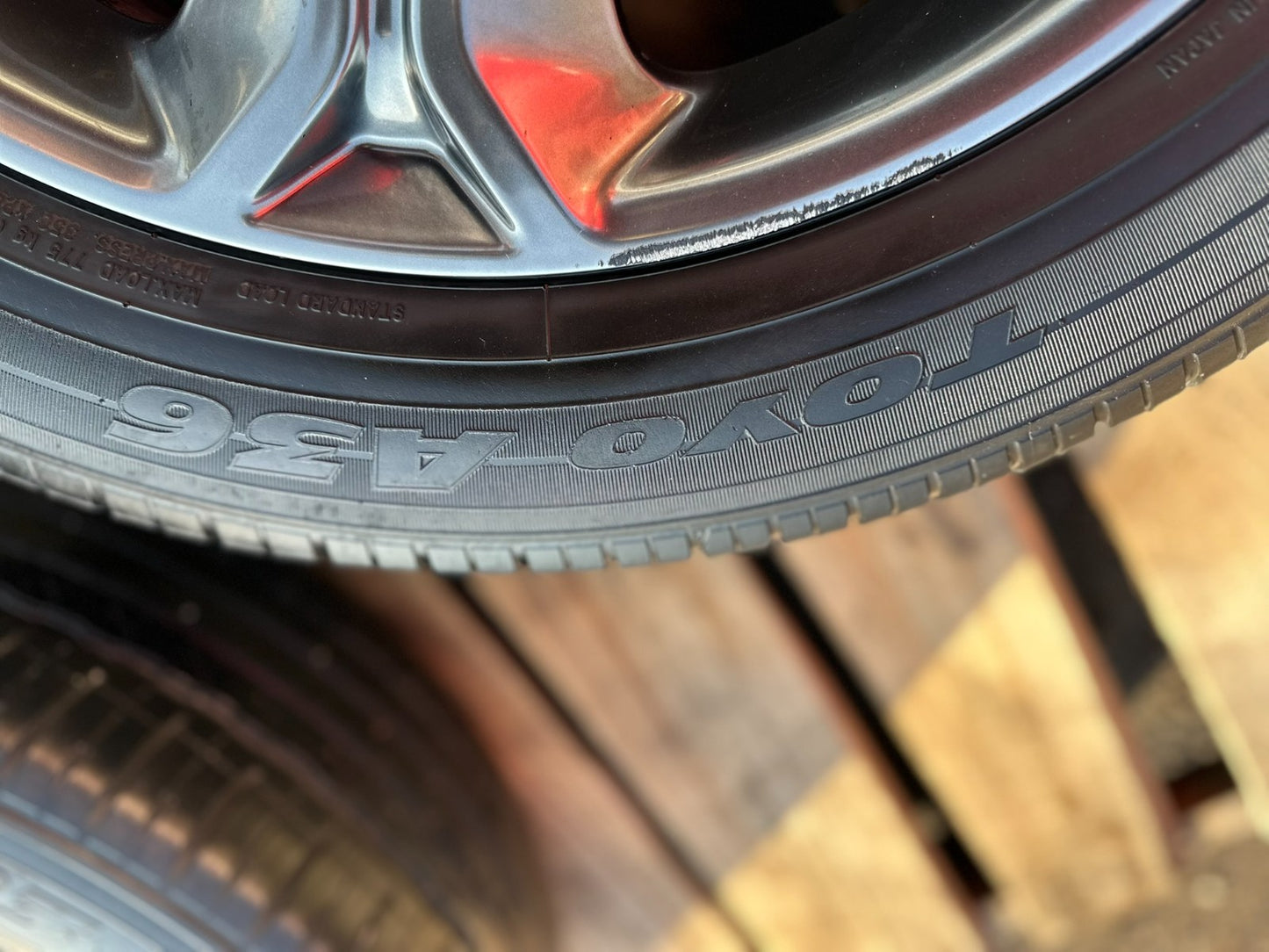 2017 Dodge Journey Wheel Rim 19" W/ Tire Toyo 225/55r19 2pcs OEM