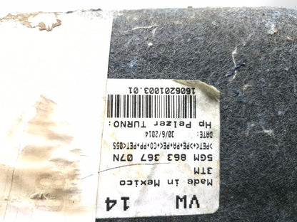 2015 Volkswagen Golf Tsi Floor Carpet Left & Right Side Pair OEM