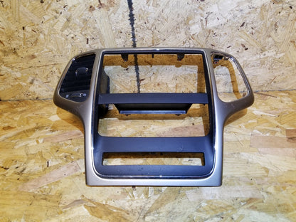 2012 Jeep Grand Cherokee Dashboard Radio Face Plate Trim Bezel OEM