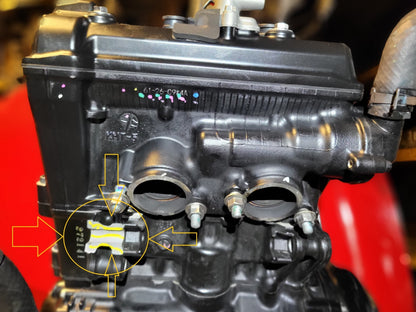 2023 Kawasaki Ex650 Engine Motor 2247 Miles * Has Some Damage* ✅