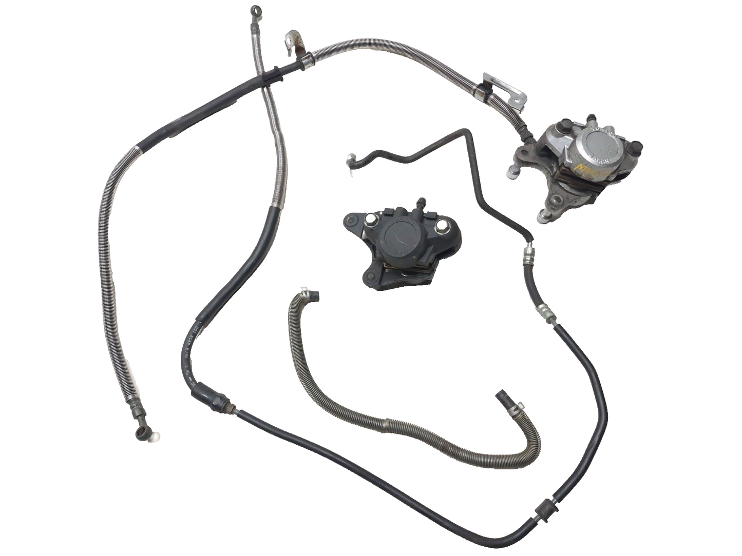 1999 Suzuki Intruder 1500 Front & Rear Brake Caliper Pair & Hose OEM