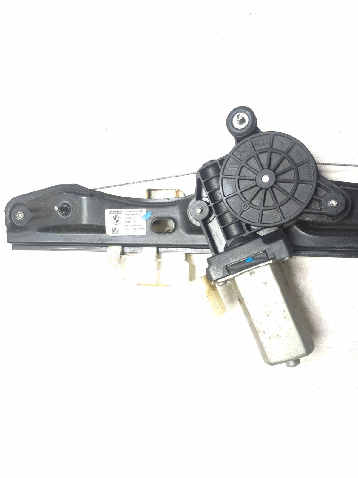 2013 BMW 328i F30 Rear Door Window Regulator & Motor Passenger Side Right OEM