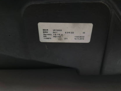 2011 BMW 750li A/c Heater Fan Blower Motor Cover Upper OEM