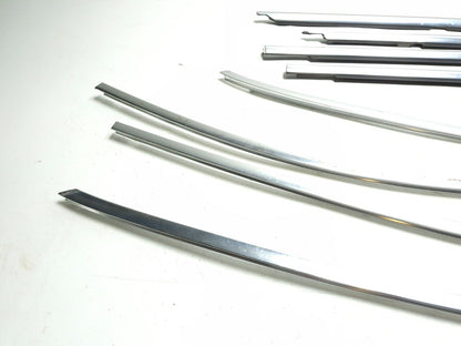 2011 Mercedes S400 W221 Door Window Belt Chrome & Upper Molding Trim 8pcs OEM