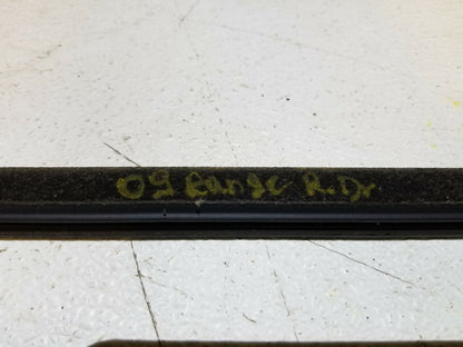 2009 Range Rover Sport Rear Door Window Belt Seal Molding Left Driver Side OEM