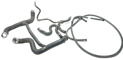 2010 Mercedes S400 Radiator Coolant Hose Tube Pipe 5pcs OEM