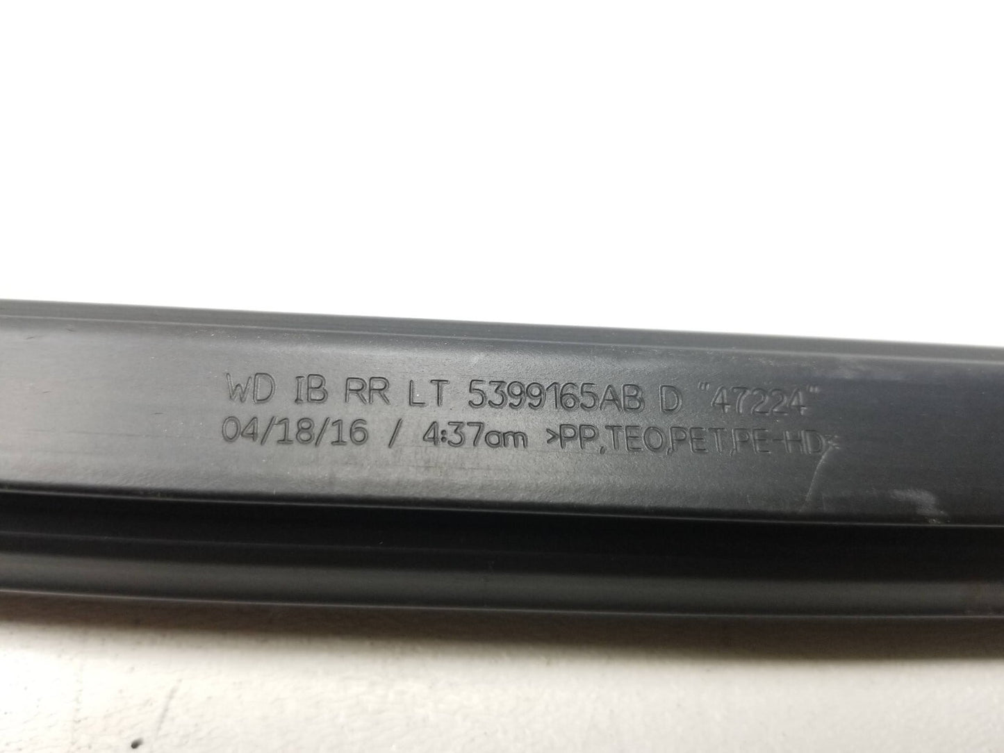 2016 Dodge Durango Rear Door Window Belt Seal Driver Side Left OEM
