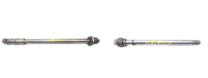 1996 Yamaha Virago Xv750 Front & Rear Axle Wheel Pair OEM