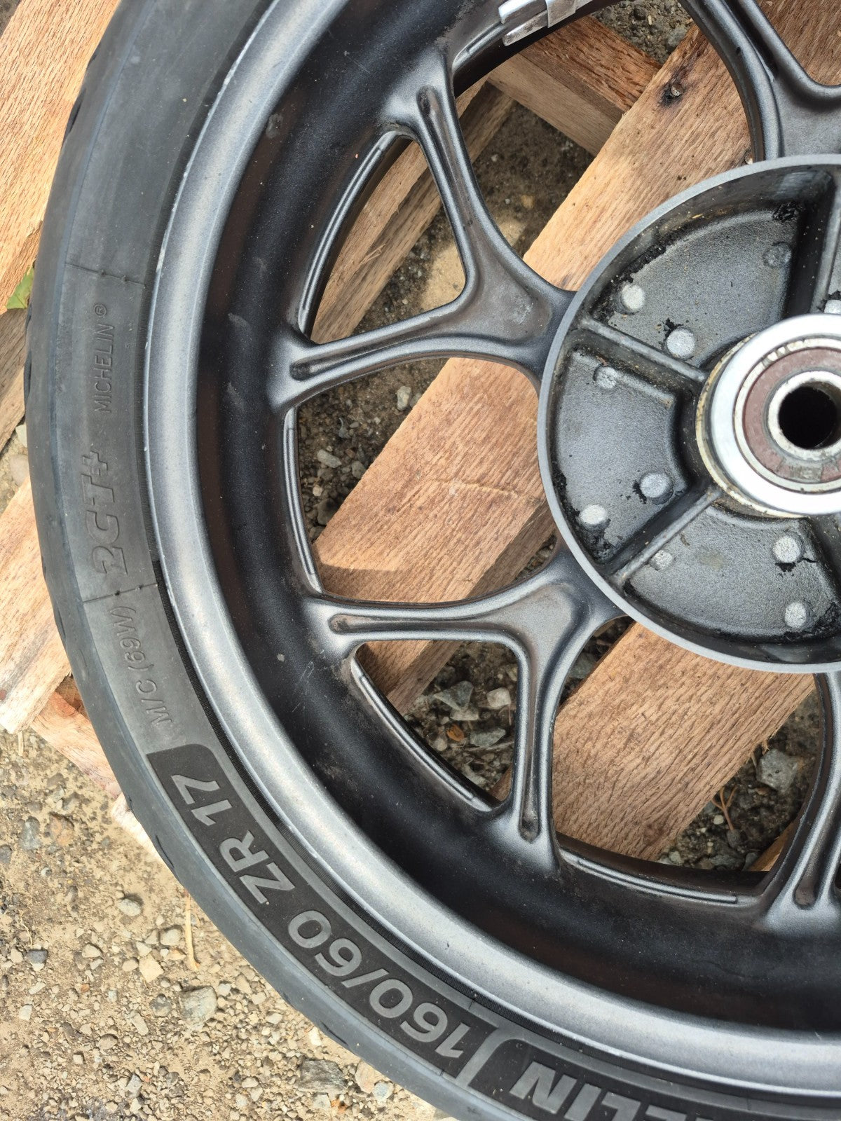 2012 Honda Nc700x Wheel Rim & Tire Front & Rear *straight* OEM