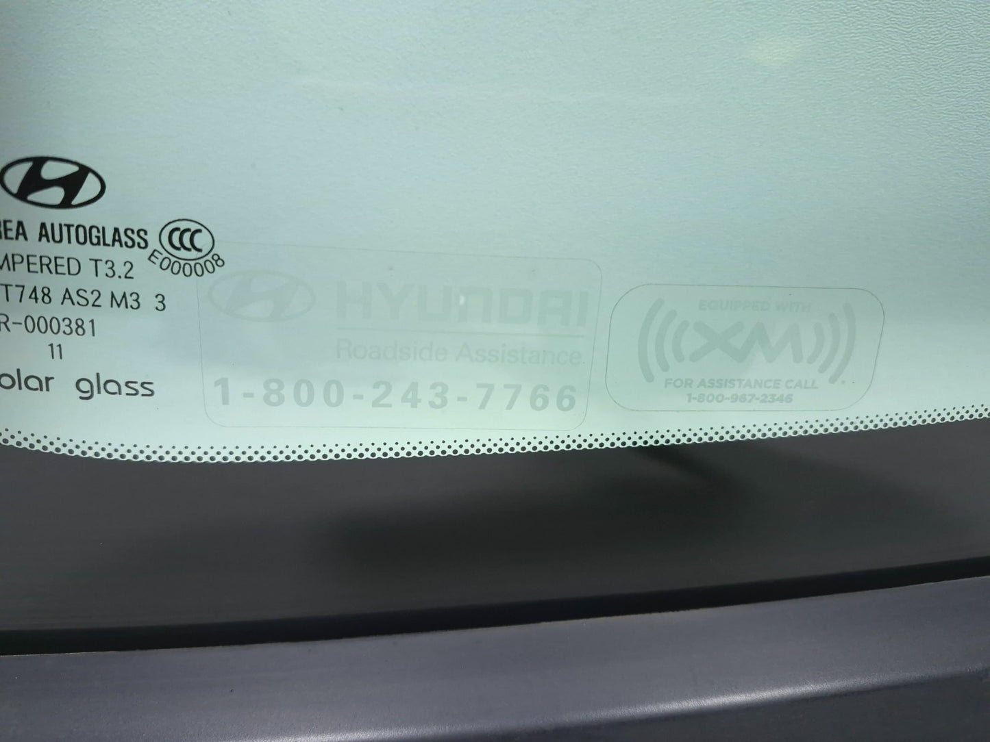 2013 Hyundai Genesis Coupe Rear Quarter Vent Glass Driver Side Left OEM