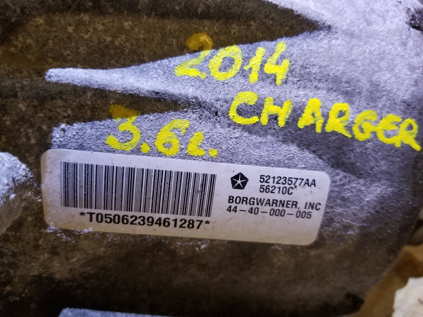 2014 Dodge Charger Differential Transfer Case OEM