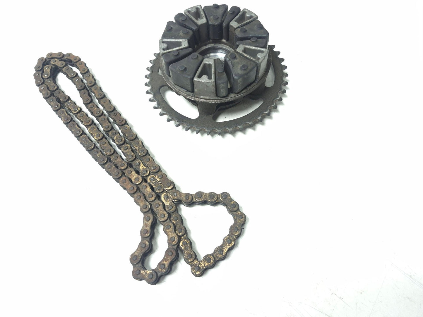 2012 Honda Nc700x Rear Wheel Hub & Sprocket With Drive Chain OEM