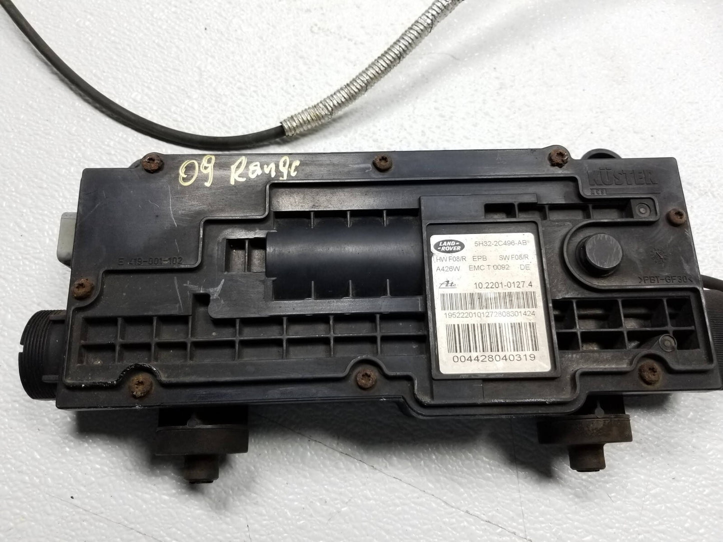2009 Range Rover Sport Parking Brake Actuator W/ Cable OEM
