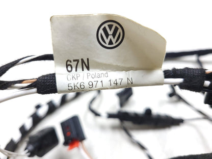 2012 - 2014 VW Golf GTI Trunk Liftgate Wire Harness OEM