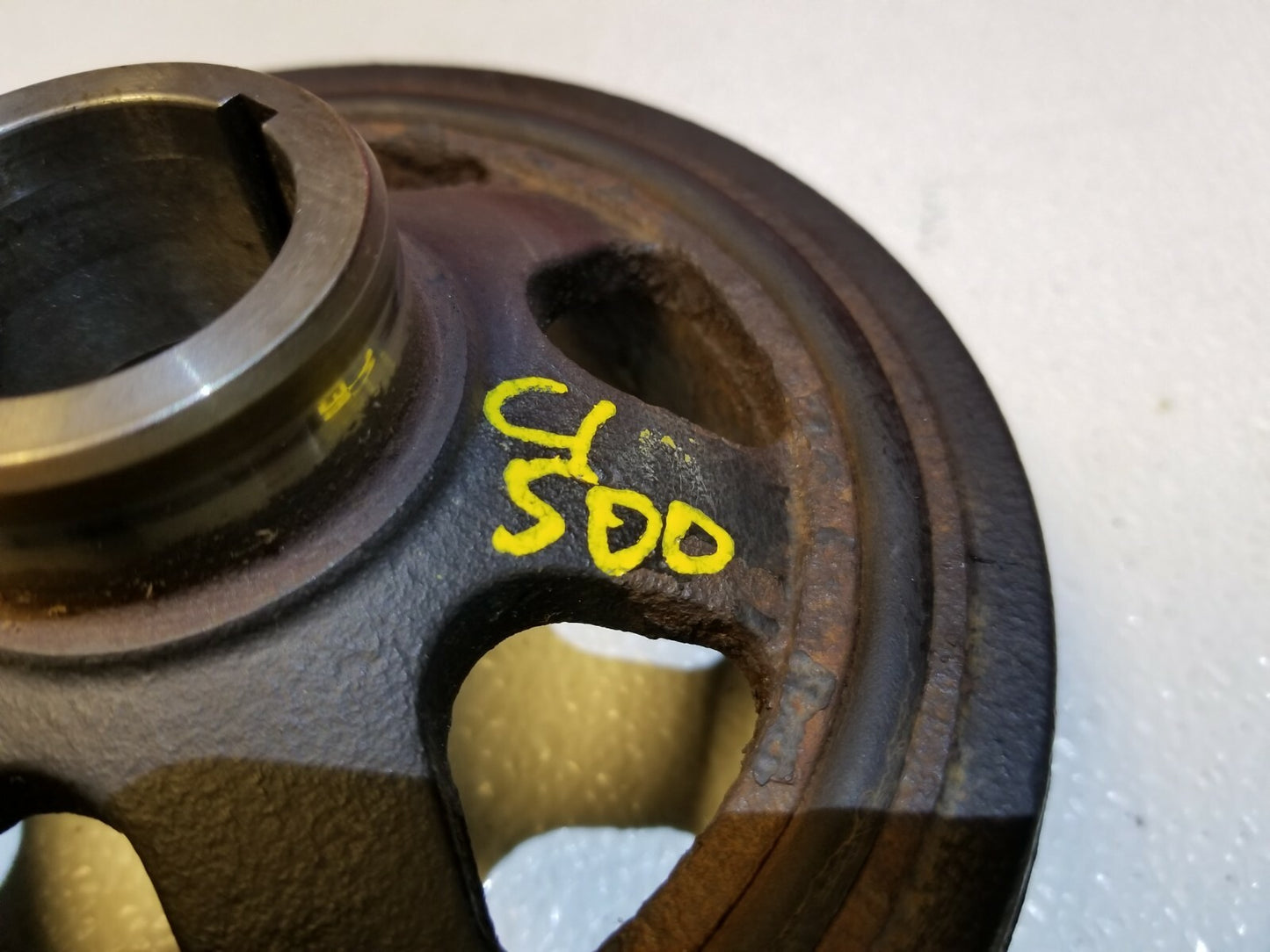 2004 Mercedes CL500 Crankshaft Harmonic Balancer Pulley W/ Bolt OEM