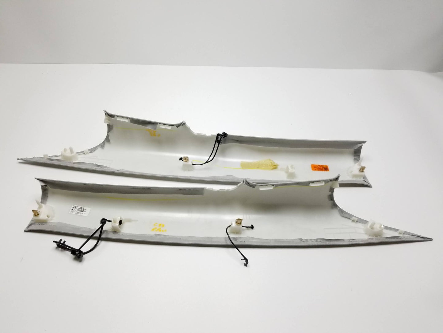 2021 Tesla Model 3 Rear C-pillar Rail Trim Cover Left & Right Pair OEM