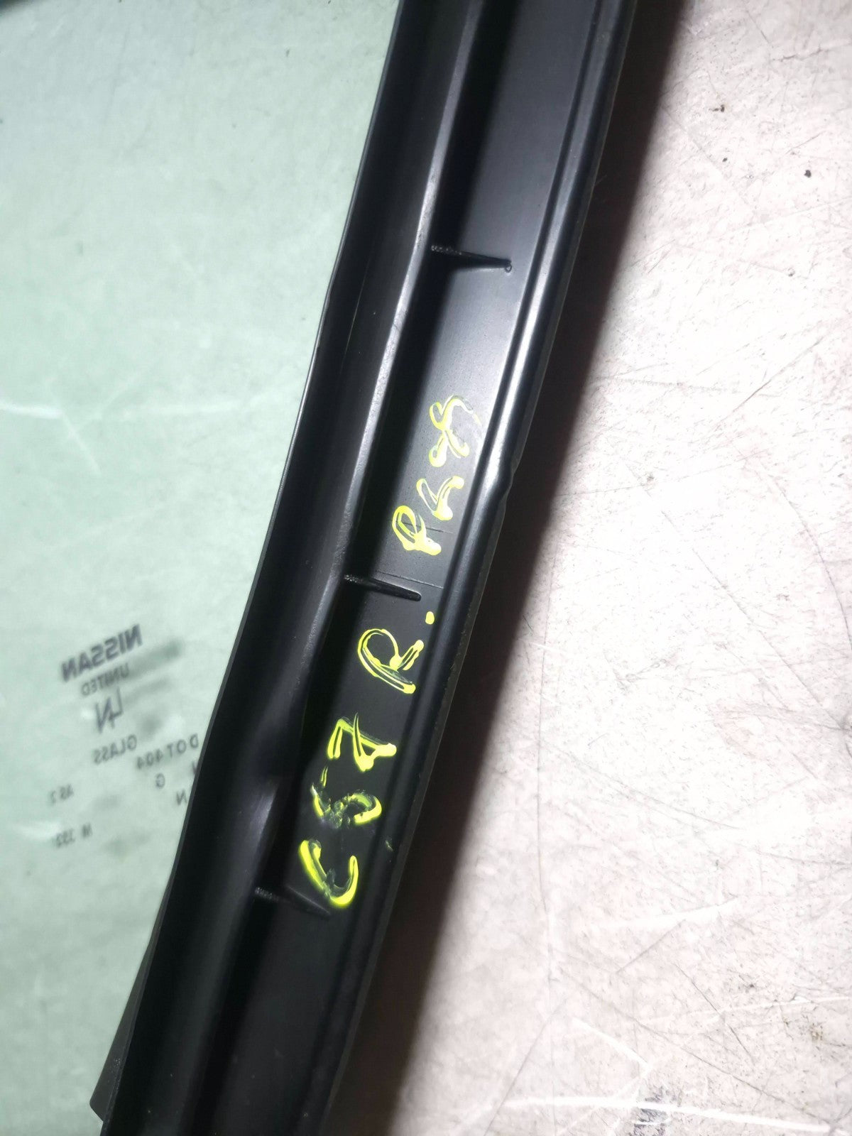 2010 Nissan Maxima Rear Passenger Door Vent Quarter Window Glass OEM