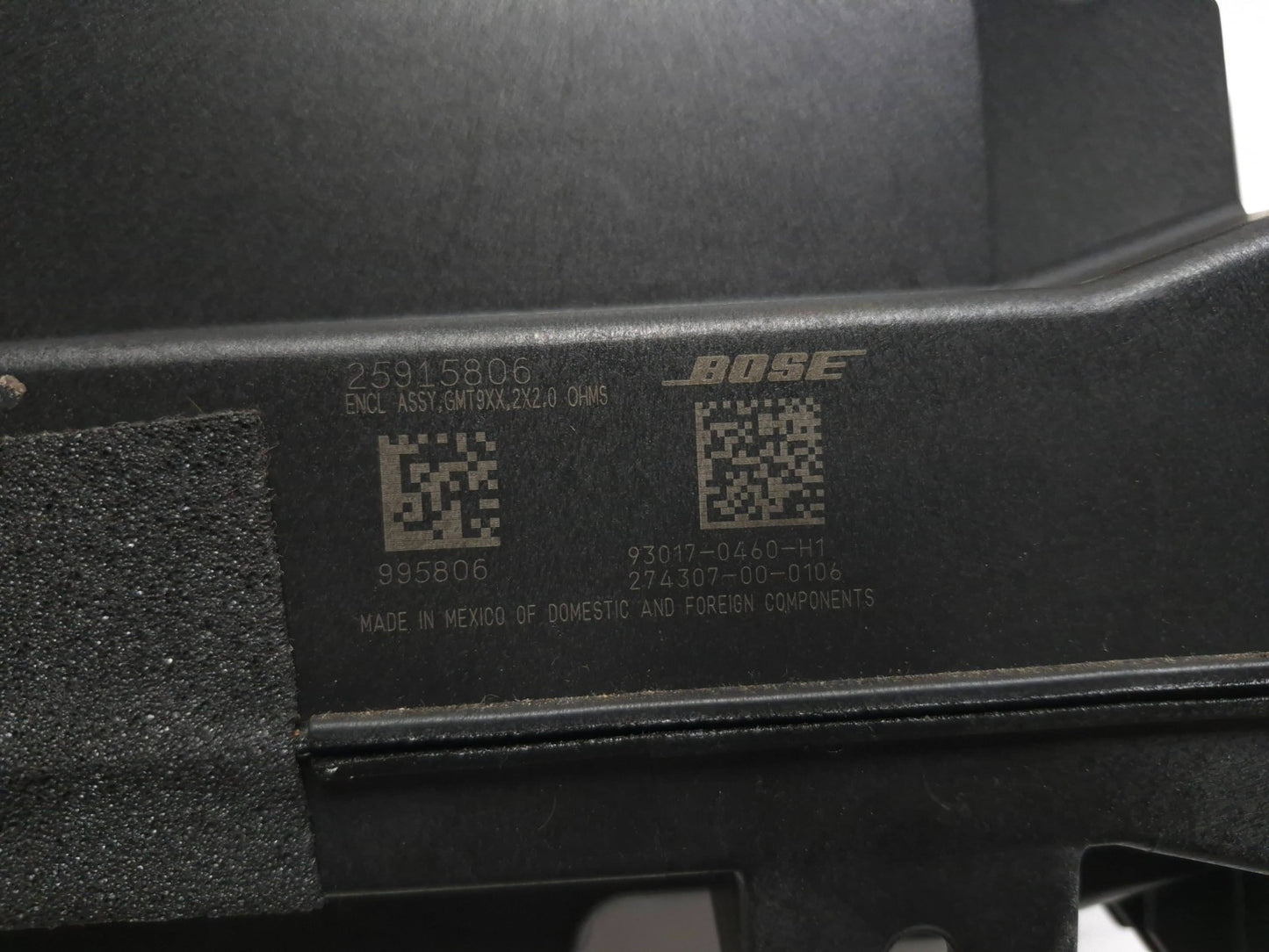2013 Cadillac Escalade Esv Bose Subwoofer OEM