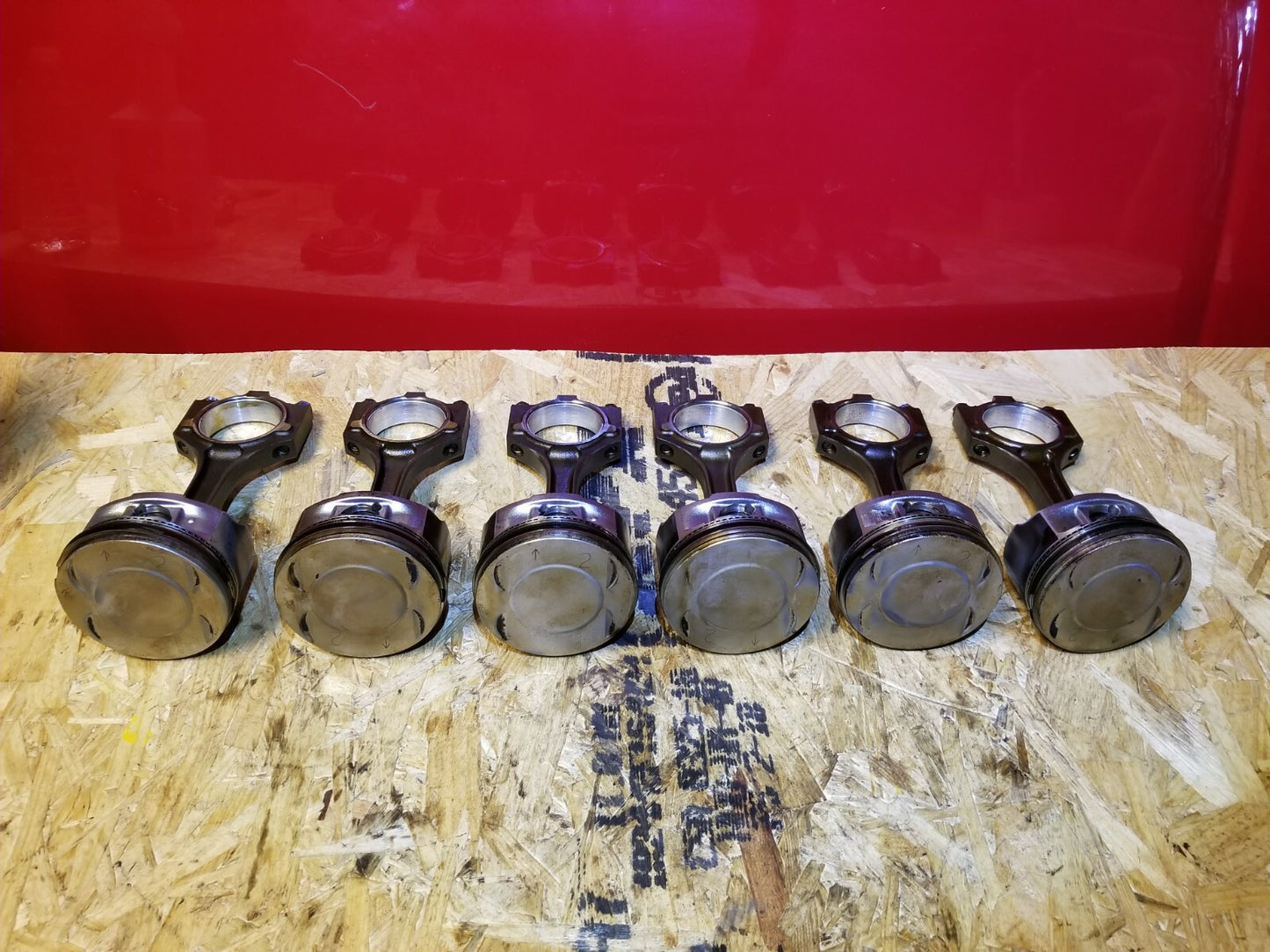 2007 Mercury Milan 3.0l Piston W/ Connecting Rod 6pcs OEM