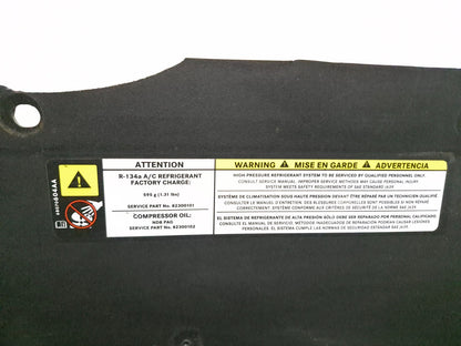 2010 Dodge Caliber Sxt Upper Radiator Support Cover OEM