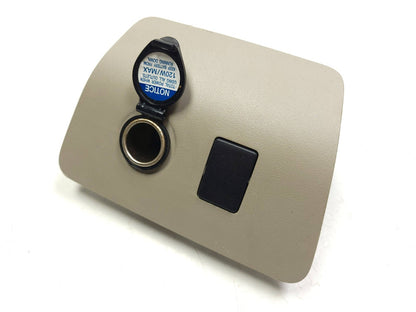 10 - 15 Toyota Prius Center Console Trim Cover W/ 12v Socket Outlet OEM