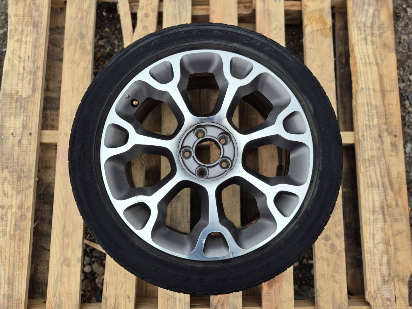 2014 Fiat 500l Trekking Wheel Rim W/ Tire Good Year  225/45 R17 2 Pcs OEM