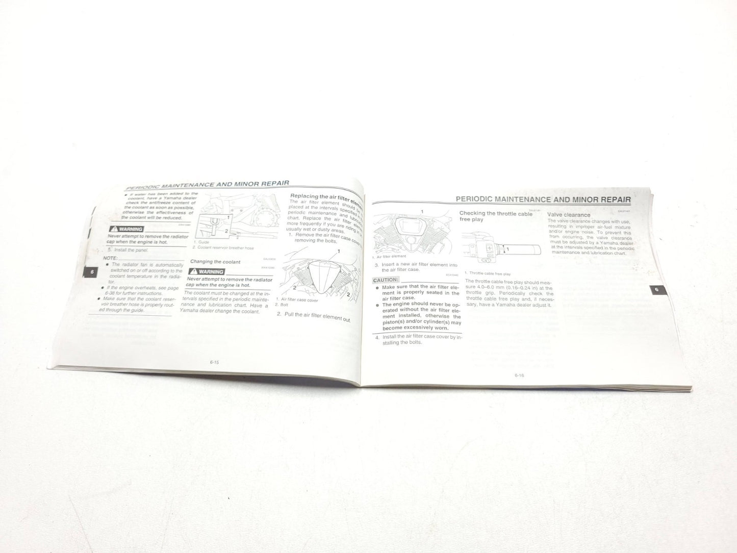 2007 Yamaha Xvs 1300 V-star User Guide OEM