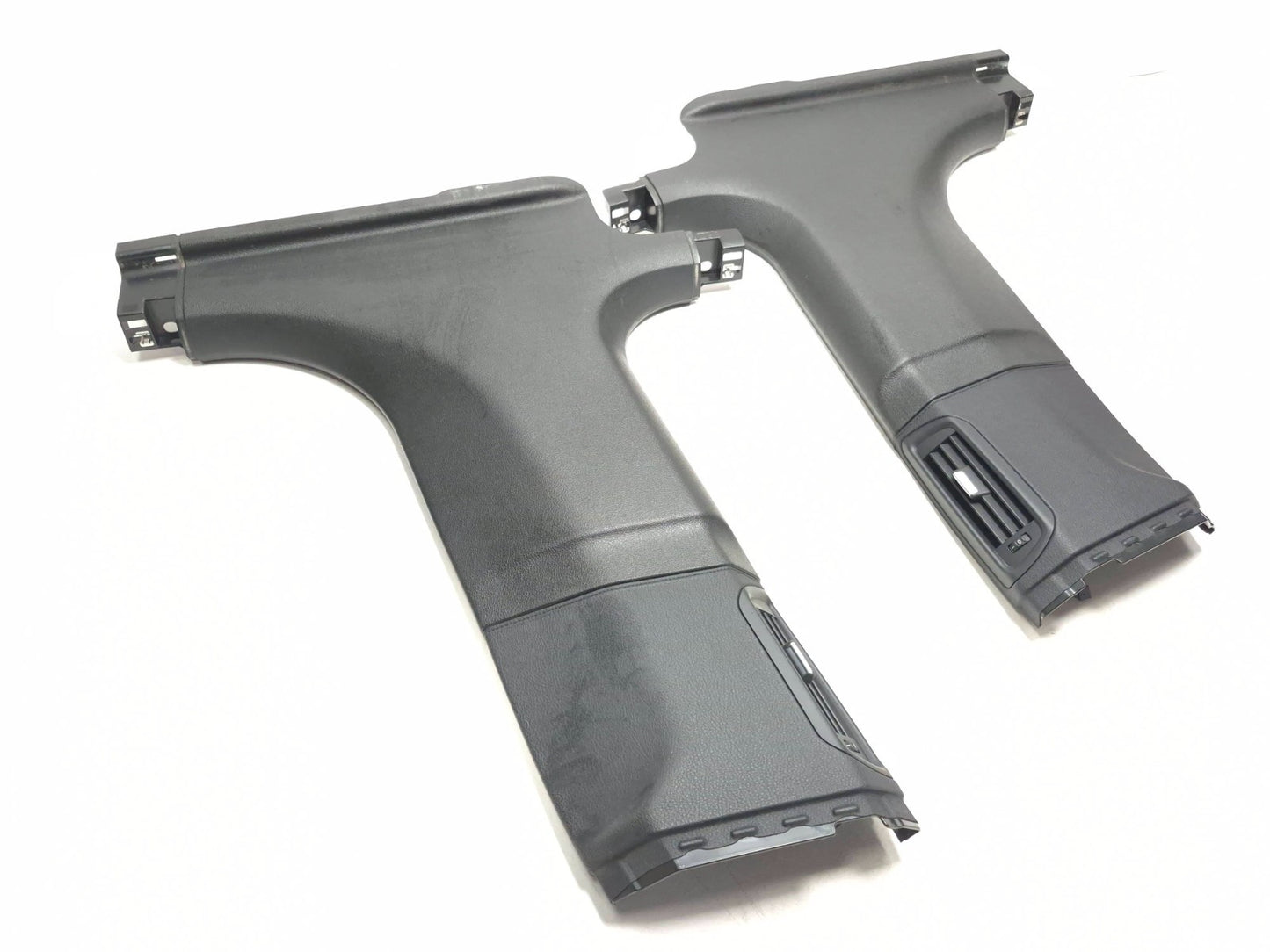 2011 BMW 750li B Pillar Trim Cover Lower Left & Right Pair OEM