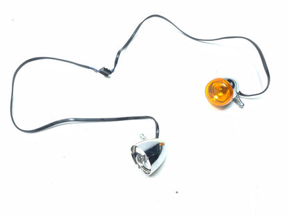2000-2022 Harley Sportster Softail Dyna Front Chrome Bullet Turn Signal 2pcs