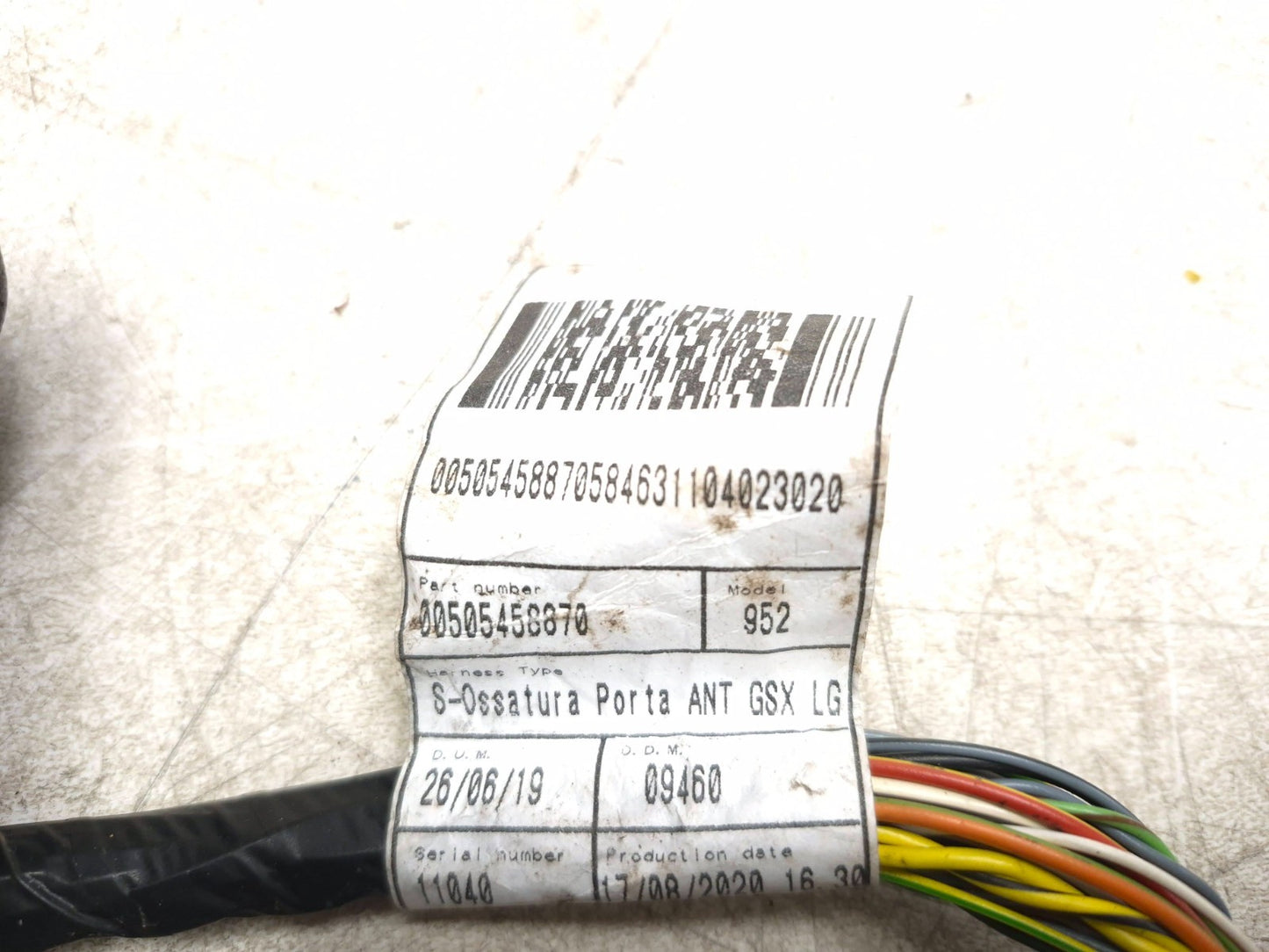 2021 Alfa Romeo Giulia Door Wire Harness Front Left Driver Side Oem✅