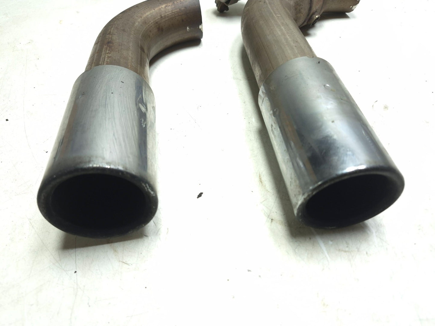 2013 BMW 328i F30 Rear Exhaust Tip W/ Exhaust Flap Actuator Set OEM
