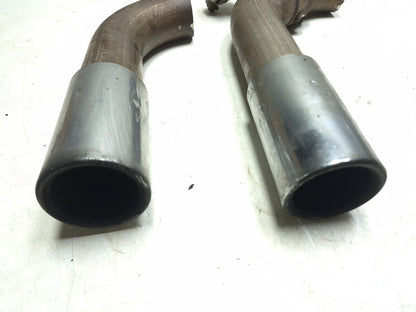 2013 BMW 328i F30 Rear Exhaust Tip W/ Exhaust Flap Actuator Set OEM