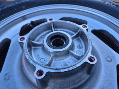 2003 Kawasaki Vulcan Vn1600 Rear & Front Wheel W/ Tire Pair R 16 OEM