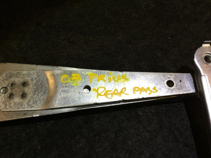 05 06 07 08 09 Toyota Prius Rear Right Pass  Side Window Regulator &  Motor OEM