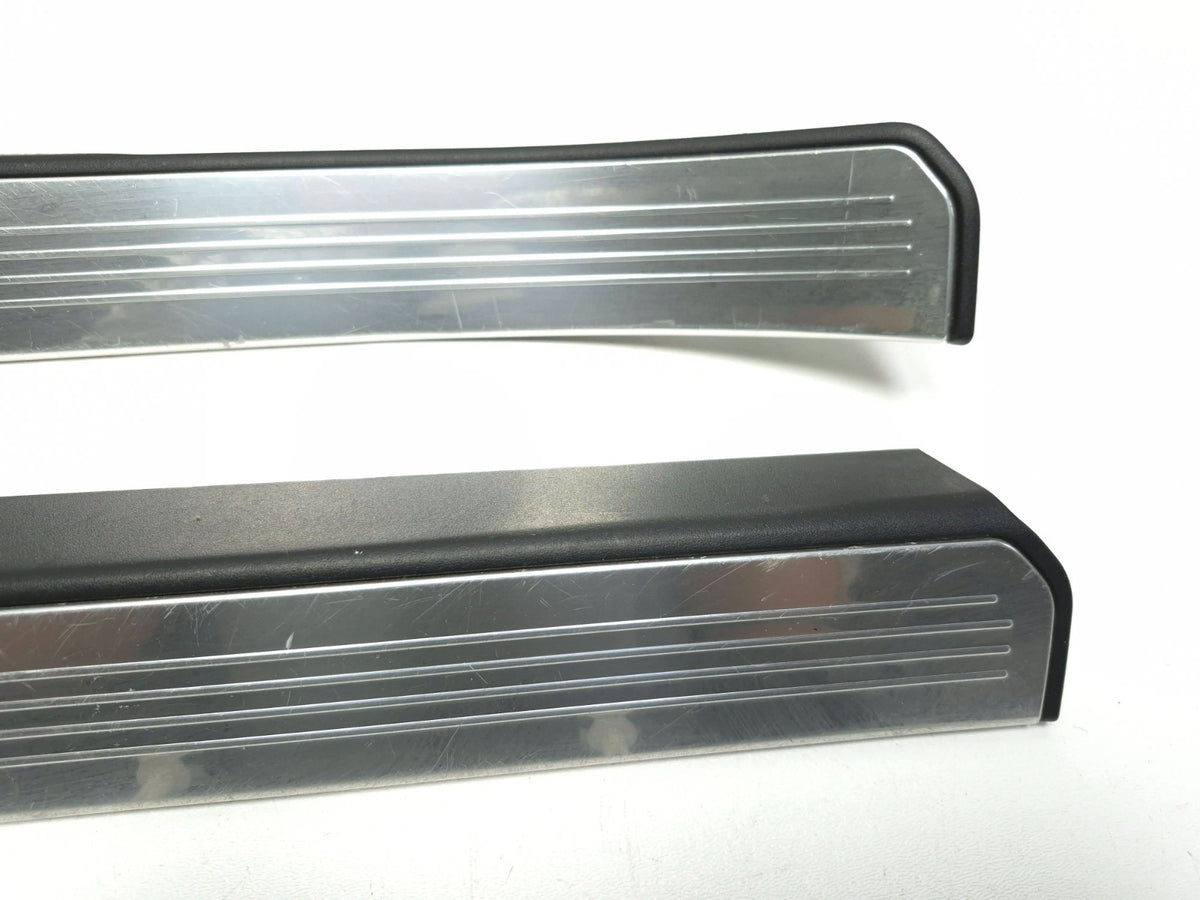 2010 Mercedes S400 W221 Door Sill Scuff Plate Trim Front & Rear OEM