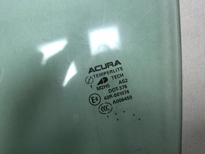 2008 Acura Tl Type-s Front Left Driver Door Window Glass OEM