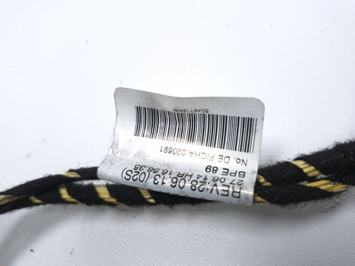 2015 Volkswagen Golf Rear Door Wire Harness Passenger Side Right OEM