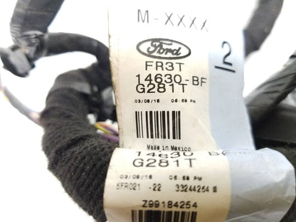 2016 Ford Mustang Gt Door Wire Wiring Harness Front Passenger Side Right OEM