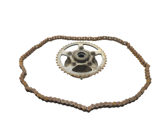 2003 Suzuki Sv 650 Rear Sprocket W/ Drive Chain OEM