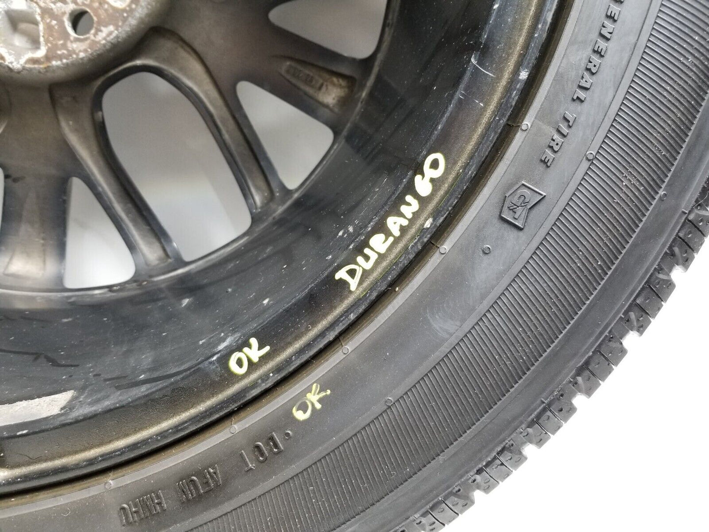 2016 - 2022 Dodge Durango Wheel Rim W/ Tire 265/50r20 7.2/32" OEM 1xc19trmaa