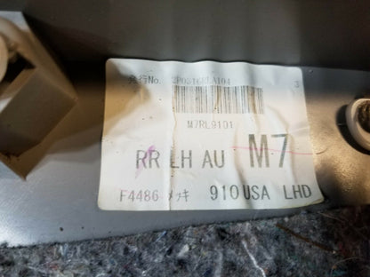 2012 Subaru Forester Rear Driver Door Panel OEM